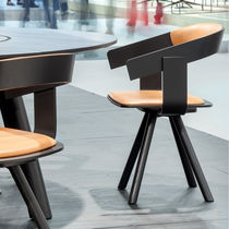 Chaise de bureau contemporaine / en tissu...