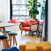Canapé contemporain / multicolore / en tissu...