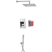 Set de douche encastrable au mur / contemporain...