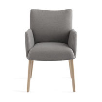 Chaise contemporaine / en tissu / en chêne...