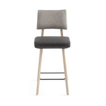 Chaise de bar contemporaine / en tissu /...