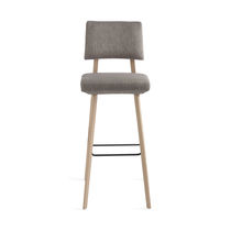 Chaise de bar contemporaine / en tissu /...