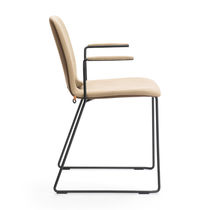 Chaise contemporaine / empilable / tapissée...