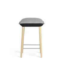 Tabouret contemporain / en bois / en cuir...