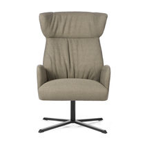 Fauteuil contemporain / en tissu / avec...