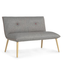 Banquette contemporaine / en tissu / avec...