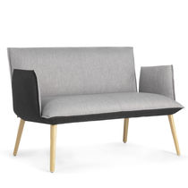 Banquette haute / contemporaine / en tissu...