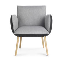 Fauteuil contemporain / en tissu / en cuir...