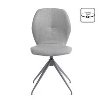 Chaise contemporaine / pivotante / tapissée...