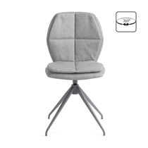 Chaise contemporaine / pivotante / tapissée...