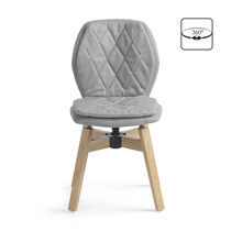 Chaise contemporaine / pivotante / tapissée...