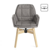 Chaise contemporaine / pivotante / tapissée...