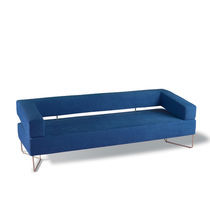 Canapé contemporain / bleu / rouge / en...