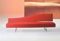 Canapé contemporain / rouge / en tissu /...