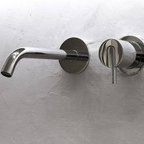 Mitigeur de vasque / mural / en inox / 2...