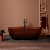 Baignoire ovale / à poser / en résine /...
