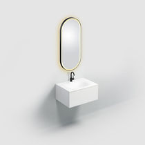 Miroir de salle de bain mural / contemporain...