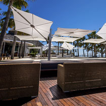 Parasol quadruple / professionnel / en aluminium...