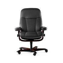 Fauteuil de bureau contemporain / en cuir...