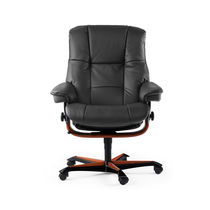 Fauteuil de bureau contemporain / en cuir...
