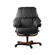 Fauteuil de bureau contemporain / en cuir...