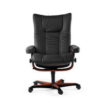 Fauteuil de bureau contemporain / en cuir...