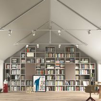 Bibliothèque contemporaine / en bois / en...