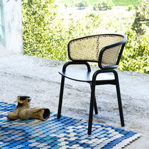 Chaise contemporaine / avec accoudoirs /...