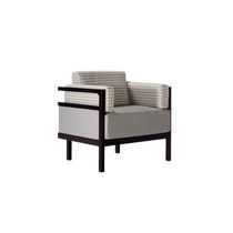 Fauteuil contemporain / en tissu