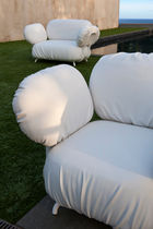 Fauteuil contemporain / en tissu / en aluminium...