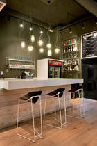 Tabouret de bar contemporain / en polycarbonate...