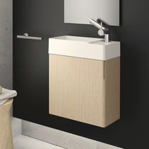 Meuble vasque suspendu / en PVC / contemporain...