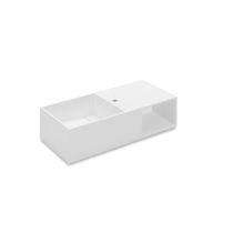Vasque suspendue / en CristalPlant® / rectangulaire...