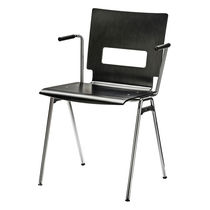 Chaise visiteur contemporaine / avec accoudoirs...