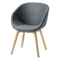 Fauteuil visiteur contemporain / en tissu...