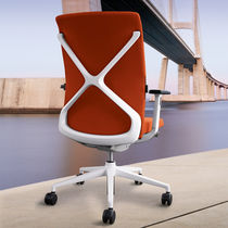 Fauteuil de bureau contemporain / en tissu...