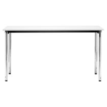 Table contemporaine / en métal / avec piètement...