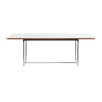 Table contemporaine / en acier / en HPL...