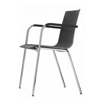 Chaise visiteur contemporaine / avec accoudoirs...