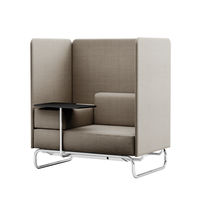 Fauteuil contemporain / en tissu / à tablette...
