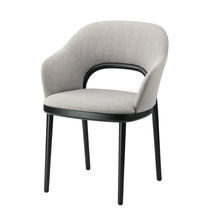 Chaise contemporaine / en tissu / avec piètement...
