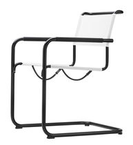 Chaise contemporaine / en tissu / avec piètement...