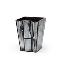 Poubelle publique / en bois / contemporaine