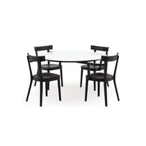 Table contemporaine / en frêne / avec piètement...