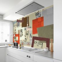 Papier peint contemporain / motif abstrait