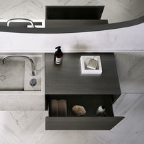 Meuble vasque mural / en Solid Surface /...