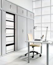 Armoire de classement haute / en métal /...