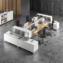 Bureau pour open space / en bois / contemporain...