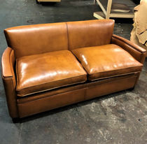 Canapé classique / marron / beige / rouge