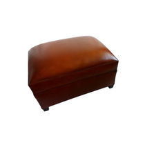 Ottoman classique / en cuir / rectangulaire...
